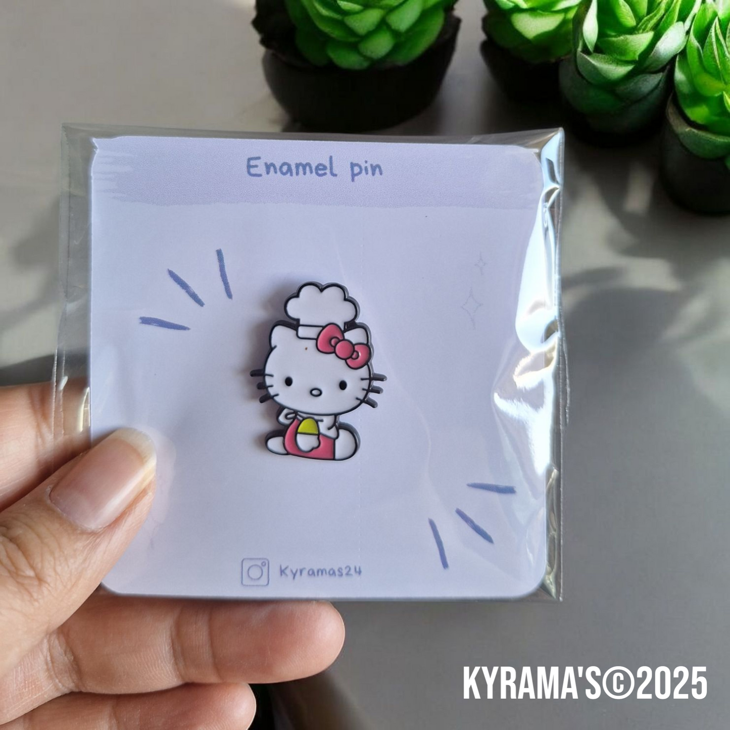 Hello kitty themed pins