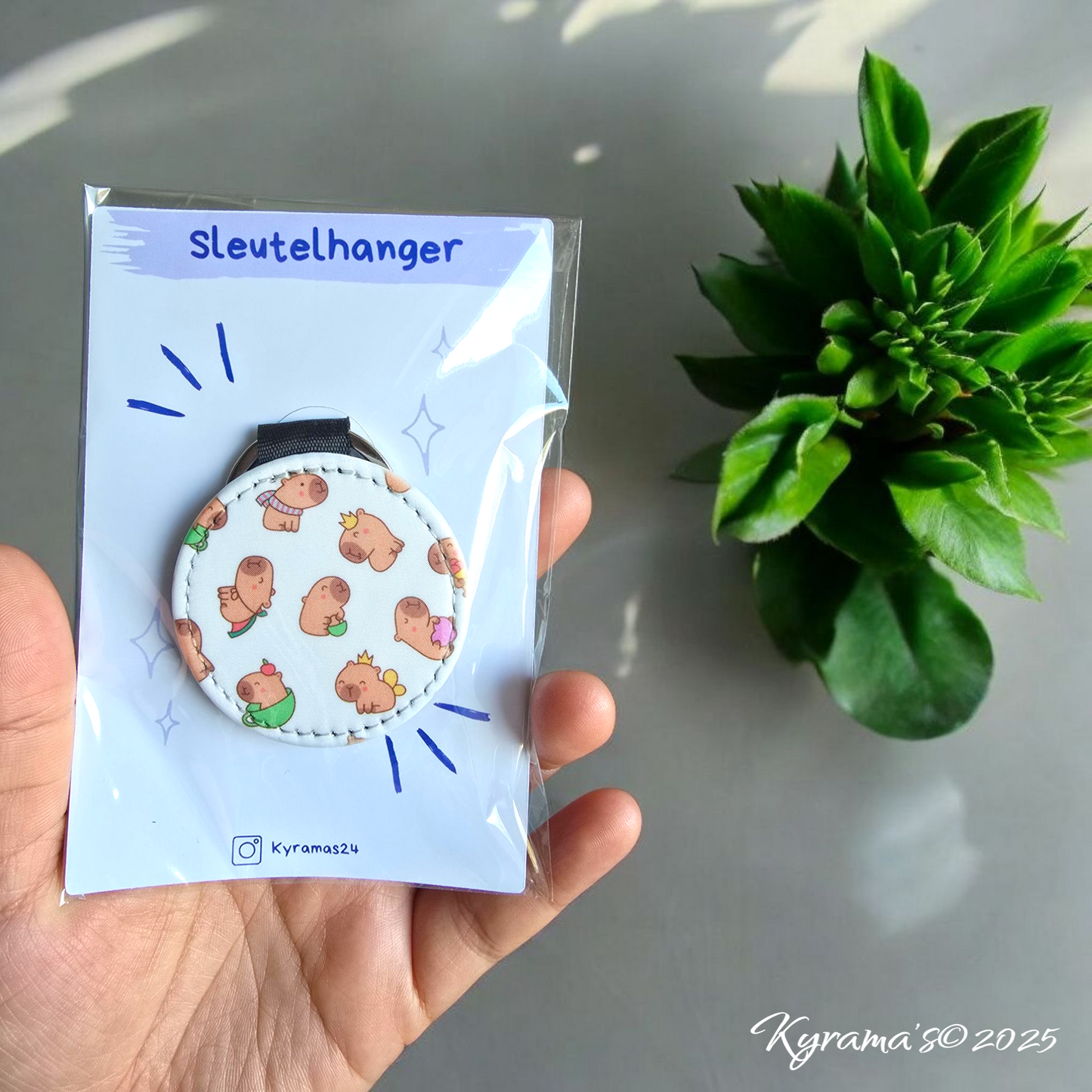 Capibara sleutelhanger