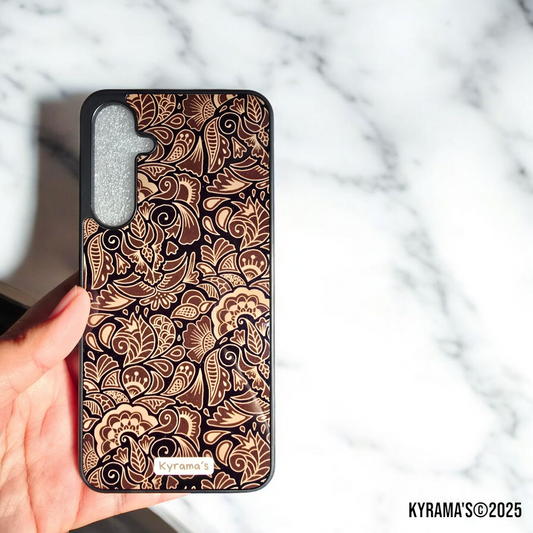Batik -bruin/goud