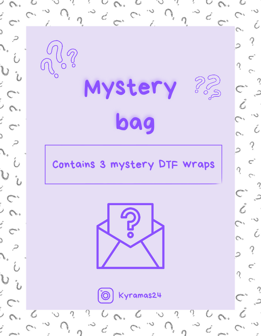 Mystery bag : 3x DTF wraps