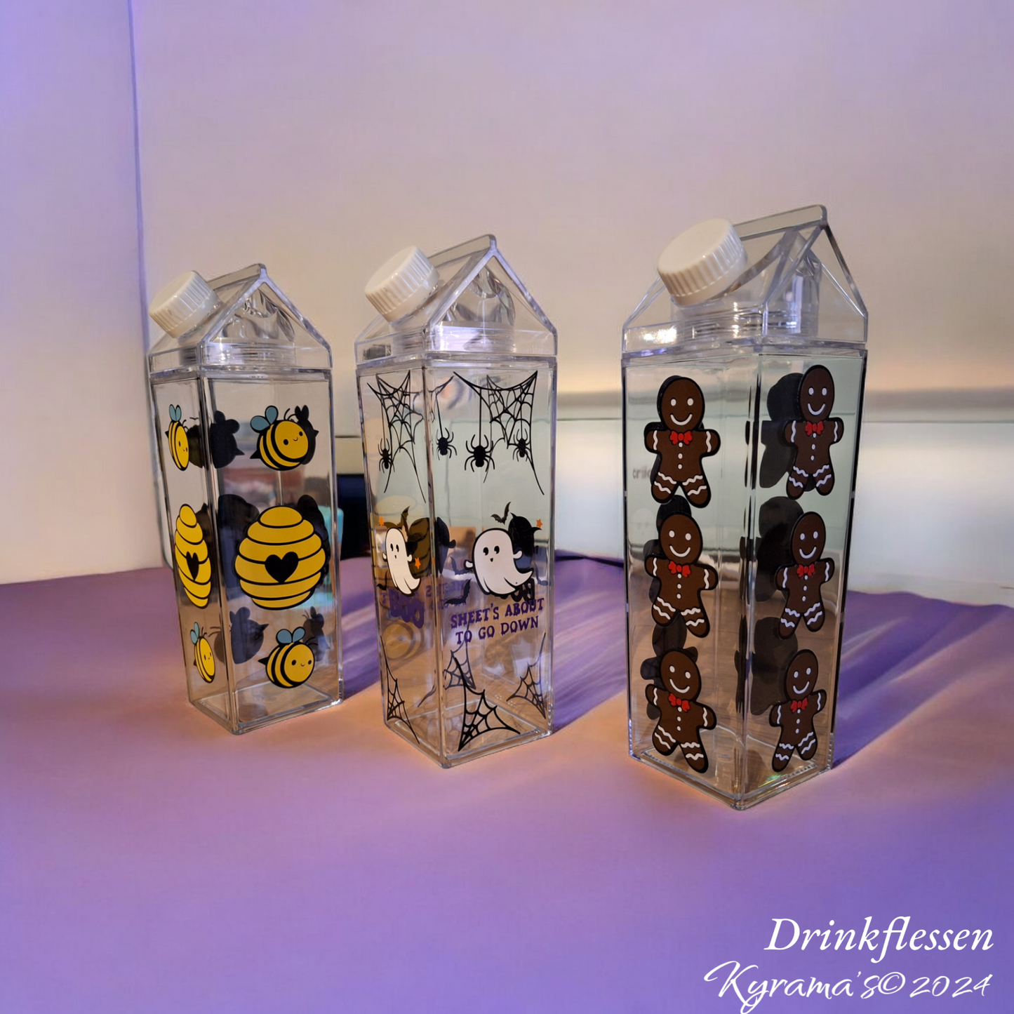 Drinkfles halloween of bijen