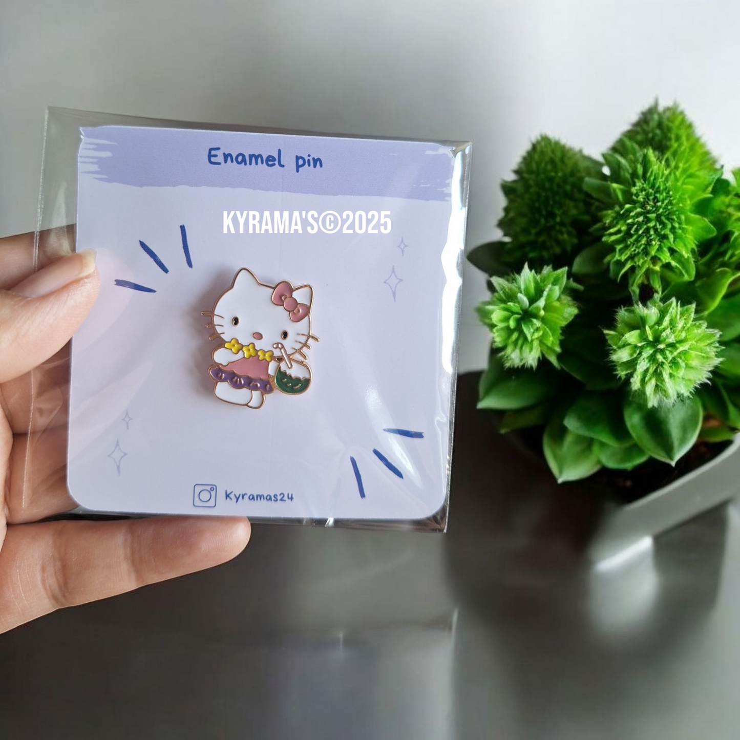 Hello kitty themed pins